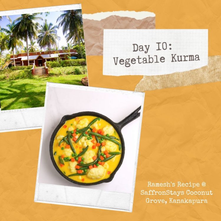 Vegetable Kurma, SaffronStays Coconut Grove, Kanakapura